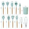 11Pcs Silicone Cooking Utensil Set Heat Resist
